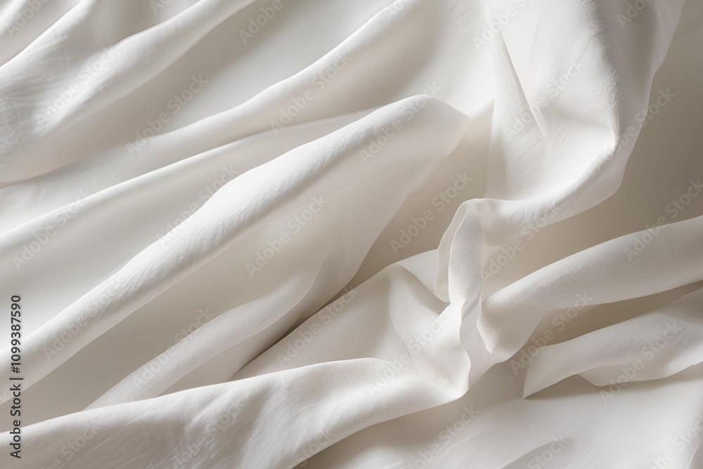 Obraz premium white fabric mockups with shadow effects and space for background use