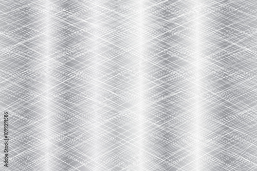 Metal abstract silver background. Chrom rough texture. Vector illustration.	