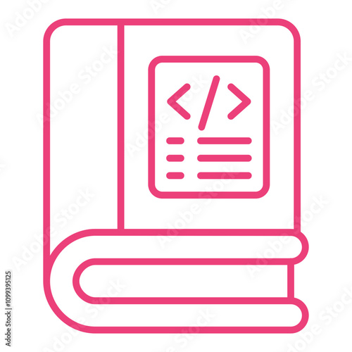 Coding Book Icon photo