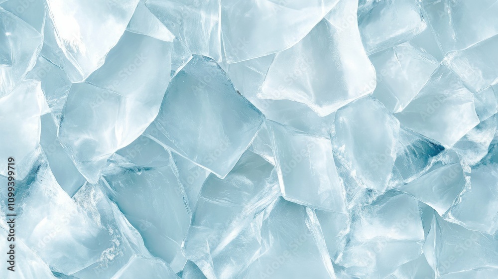 Obraz premium pale blue ice texture, frosty and smooth, subtle reflections, winter sports vibe, seamless surface, minimalistic and clean look