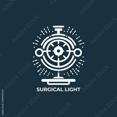 minimal icon of a surgical light