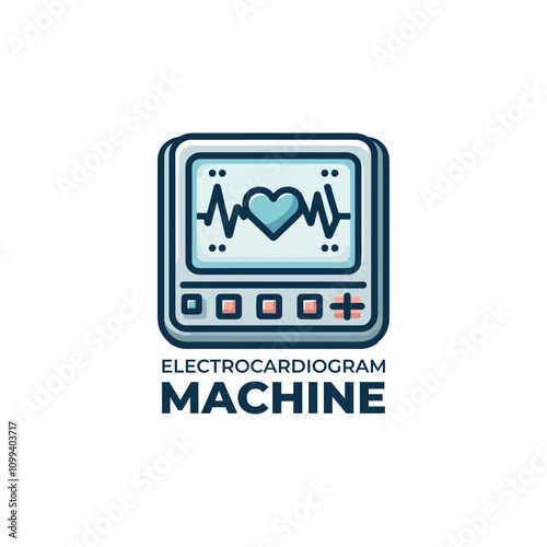 icon of an EKG (Electrocardiogram) machine