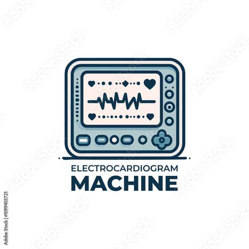 icon of an EKG (Electrocardiogram) machine