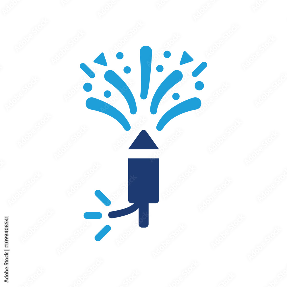 Fototapeta premium Fireworks icon