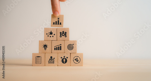 Excellence, outstanding performance concept . Continuous improvement and invest in training and technology to enhance business performance, superior quality, outstanding and exceptional service.