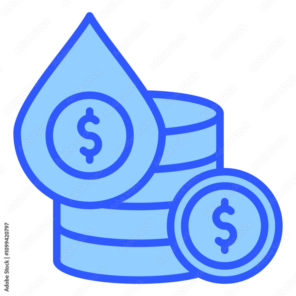 Obraz premium Liquidity Icon