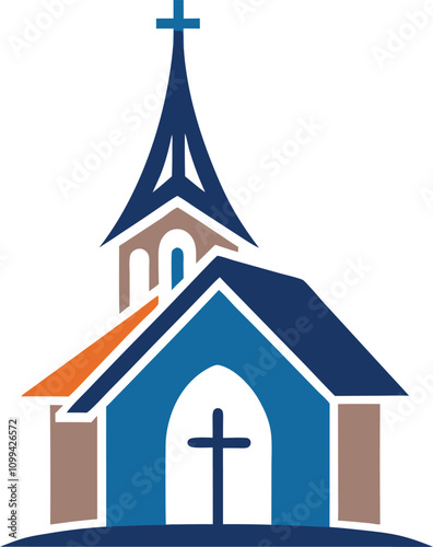 Church Icon logo design