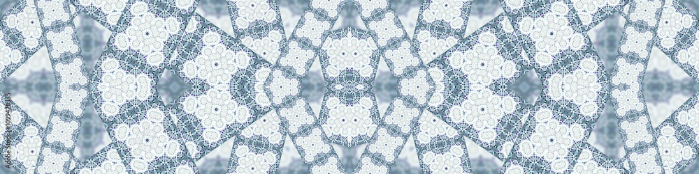 Obraz premium seamless pattern banner. Abstract symmetrical pattern. Abstract texture