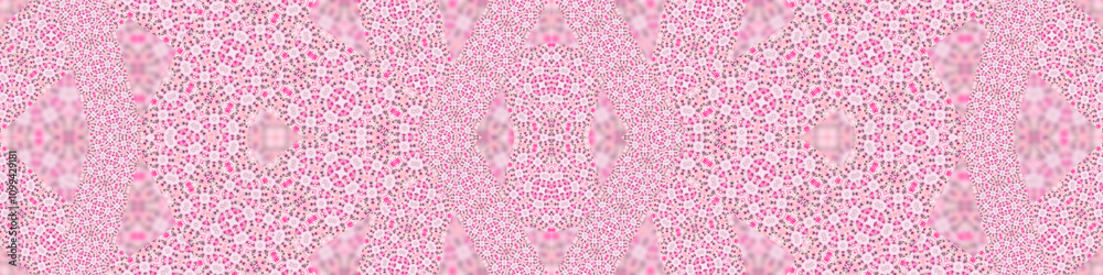 Obraz premium seamless pattern banner. Abstract symmetrical pattern. Abstract texture