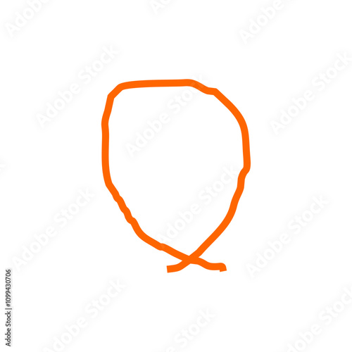 Circle Doodle hand drawn vector