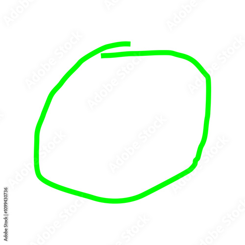 Circle Doodle hand drawn vector