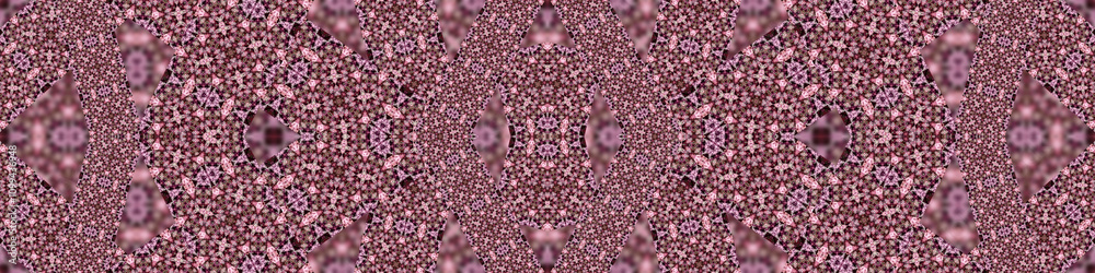 Fototapeta premium seamless pattern banner. Abstract symmetrical pattern. Abstract texture