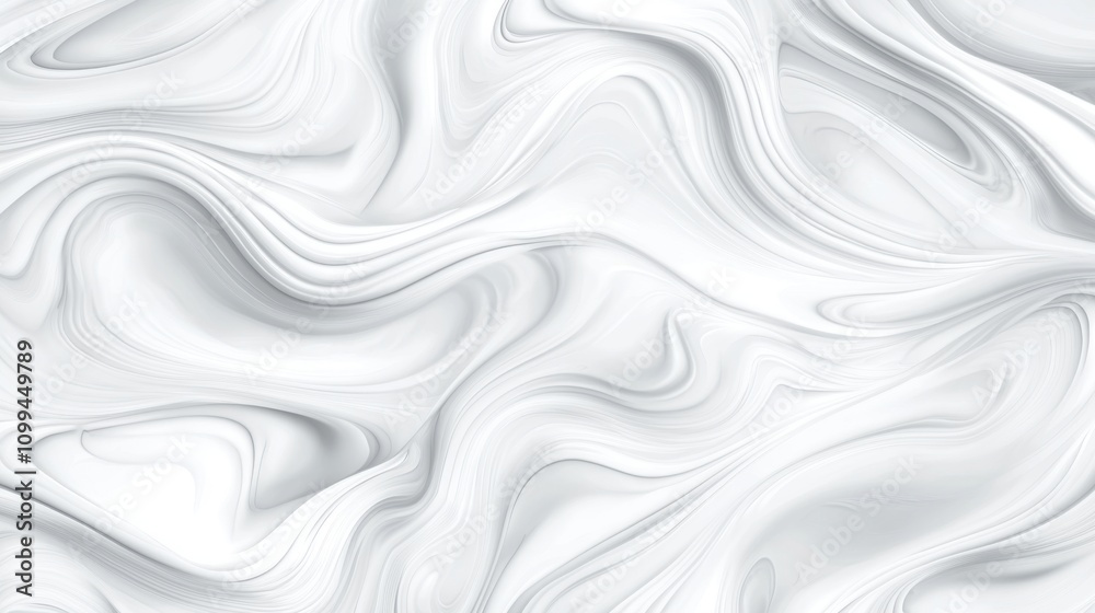 Fototapeta premium Abstract white marble texture digital art background design minimalist style close-up view contemporary aesthetic