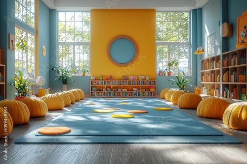 Minimalist Orange Home Interior Design