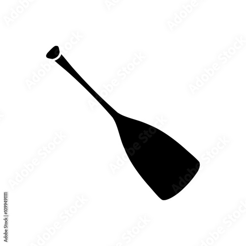 Paddle icon vector. Oar illustration sign. Rowing symbol or logo.