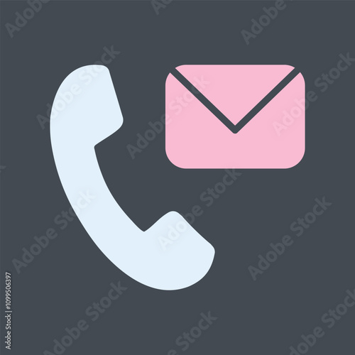 Contact Us Vector Icon
