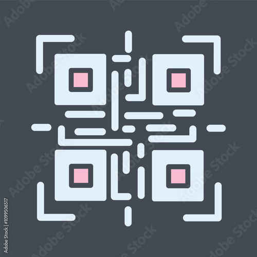 QR Code Reader Vector Icon