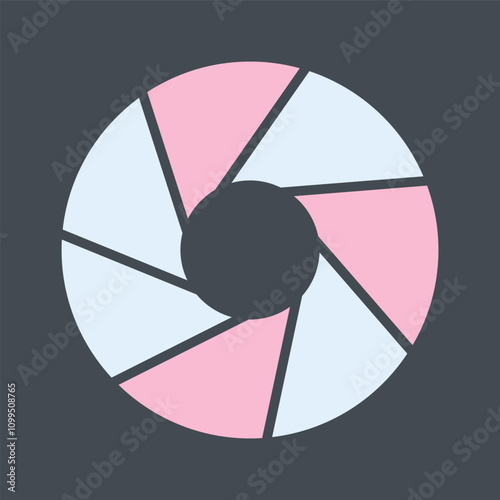 Aperture Artifacts Vector Icon