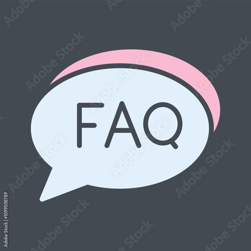 FAQ Section Vector Icon