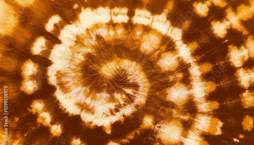 Abstract Brown Tie Dye Swirl Texture Background Pattern