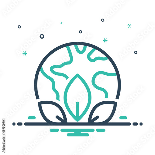 Mix icon for ecological