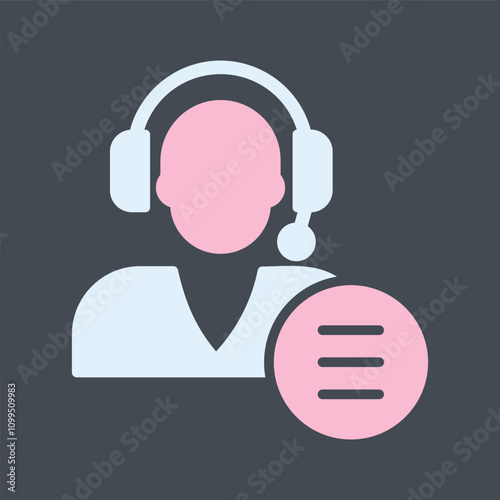 Assistance Request Vector Icon
