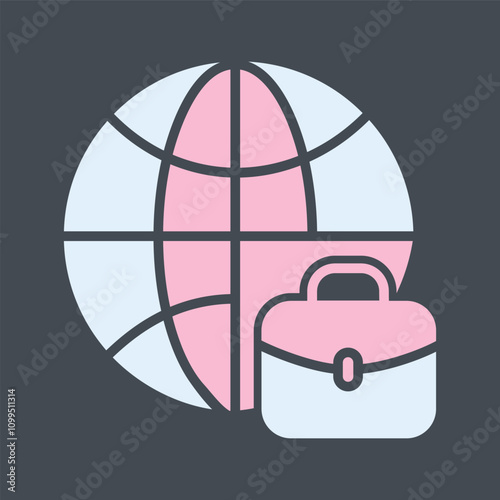 International Job Vector Icon