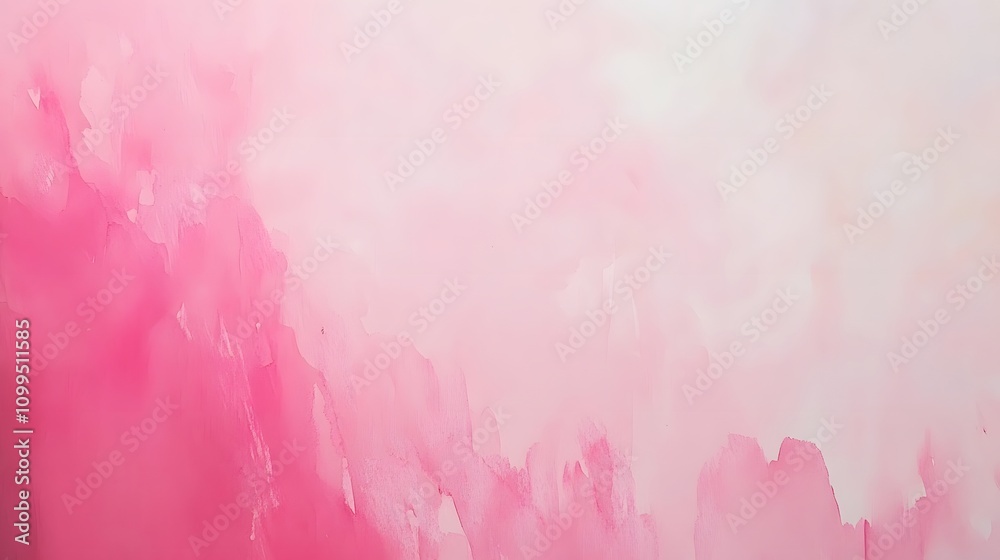 Obraz premium Abstract Pink Watercolor Wash Background Texture