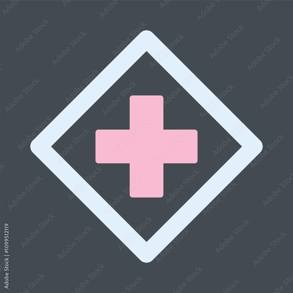 Obraz premium Plus Sign Vector Icon