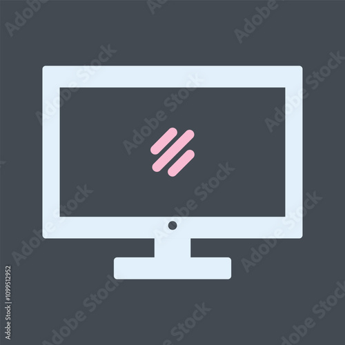 Monitor Vector Icon