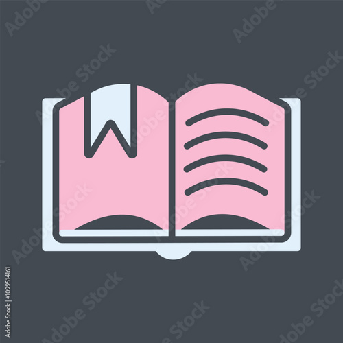 Baby Books Vector Icon
