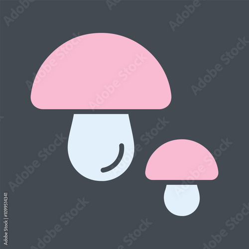 Mushroom Vector Icon