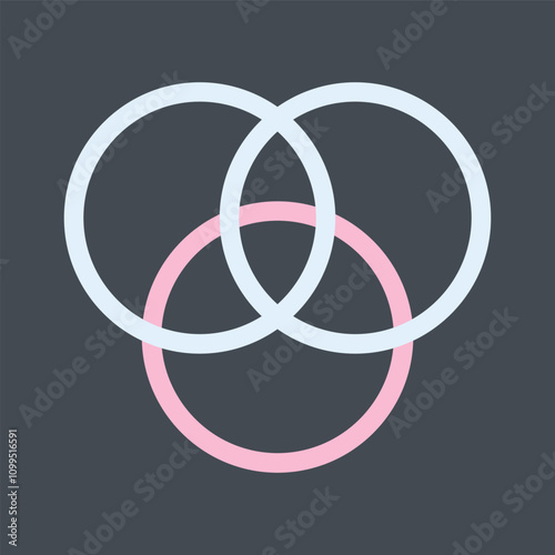 Venn Diagram Vector Icon