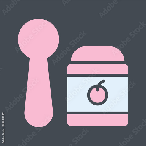 Feeding Spoons Vector Icon
