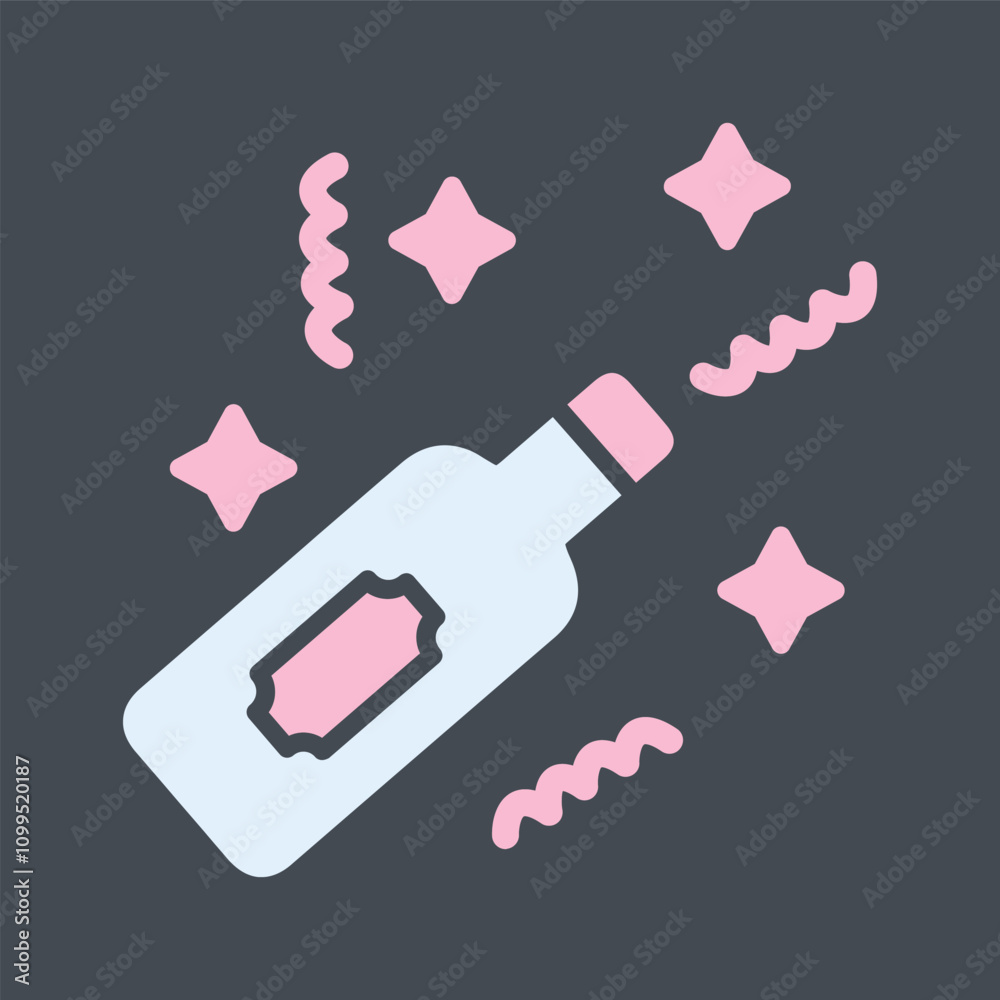 Wine Celebration Vector Icon Wine Celebration Vector Icon