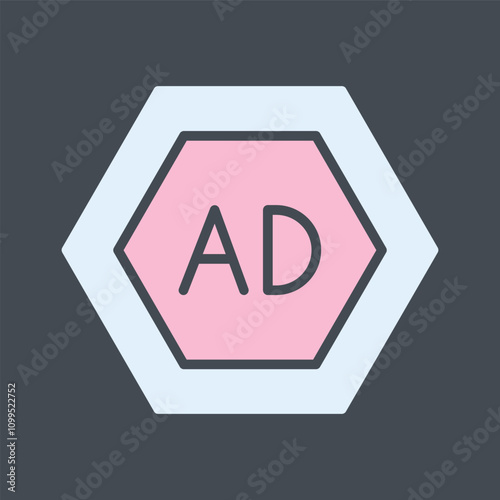 Ad Blocker Vector Icon