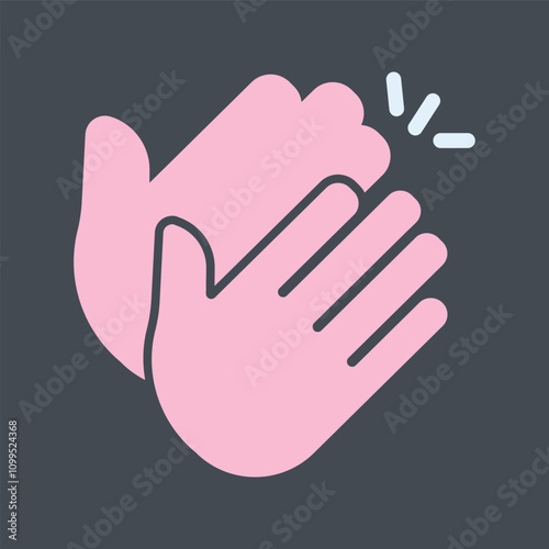 Clapping Hands Vector Icon