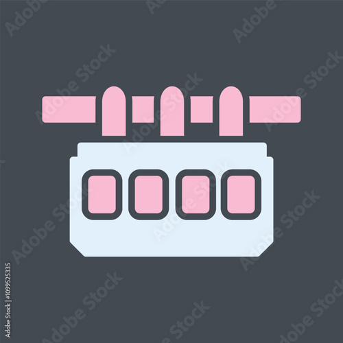 Suspension Railway Vector Icon