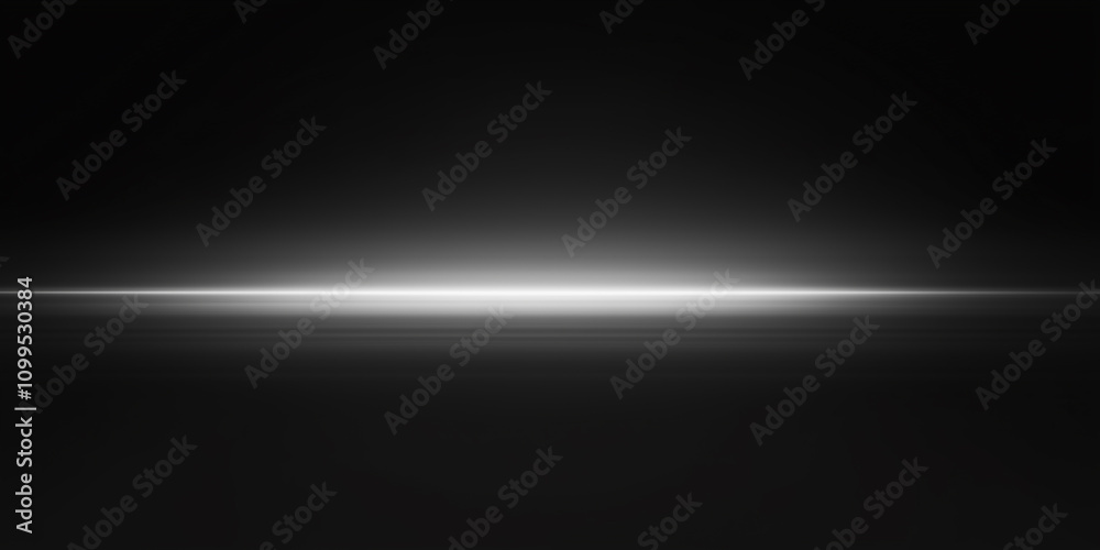 Minimalistic black background with a soft glowing light line fading into shadows for futuristic abstract designs Minimalistic black background with a soft glowing light line fading into shadows for futuristic abstract designs