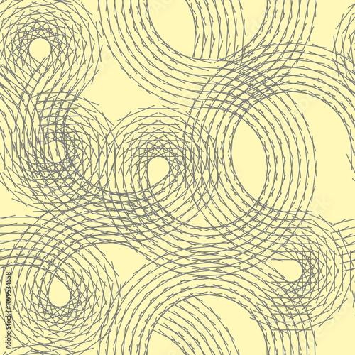 seamless paper twist texture on yellow background