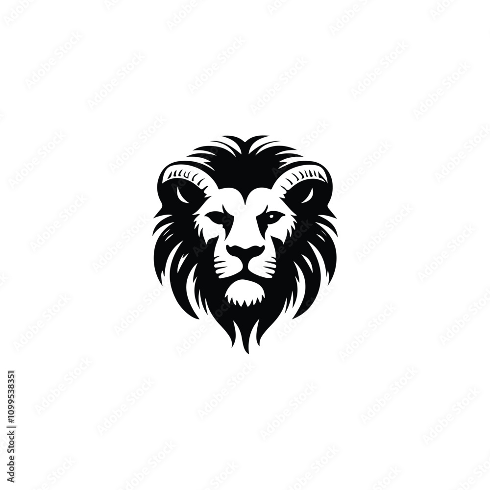 Fototapeta premium King Lion Logo Design