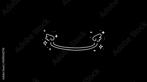 drop splash Sketch cartoon doodle hand drawing motion graphics clip template with colorful lights animation. HD resolution with hyper realistic 4K black Background.