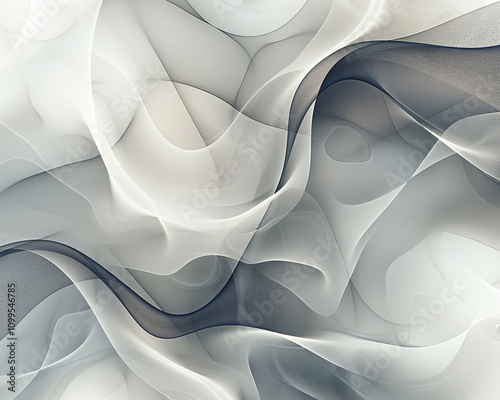 Abstract fantasy wallpaper design with smokey, soft powder colors and intricate textures, creating a captivating decorative pattern for modern spaces.