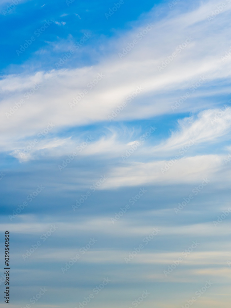 Fototapeta premium 深まる秋の澄んだ青空47