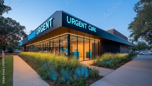 Modern medical clinic with 