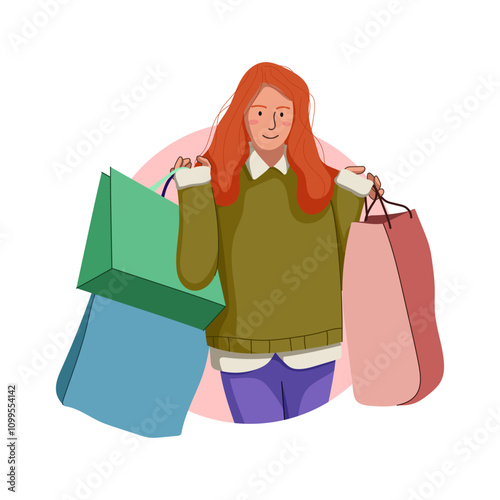Fashion Girl Shopping