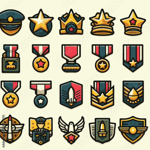 Rank Badge Icons 