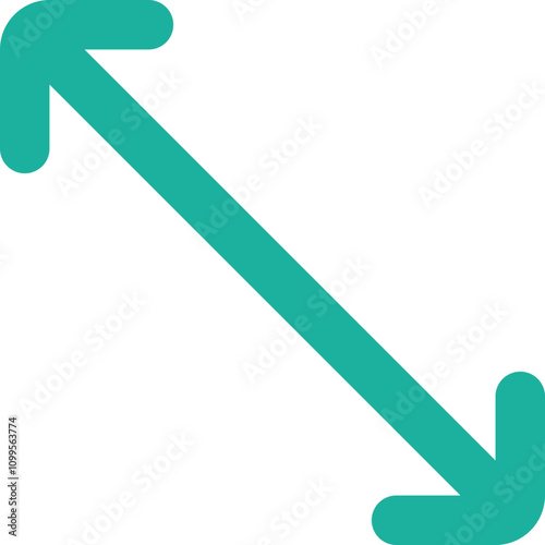 Arrow-Diagonal opp icon logo design