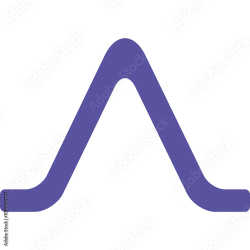 Filter bandpass icon logo design