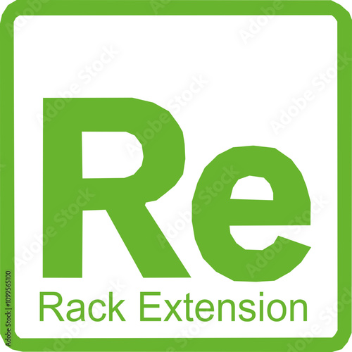 Logo rackext icon logo design